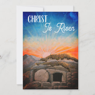 Festiva Cristo es tarjeta de Pascua Risen Hallelujah