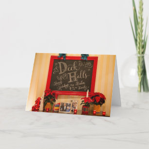 Festiva Cubierta personalizada los pasillos - tarjeta de