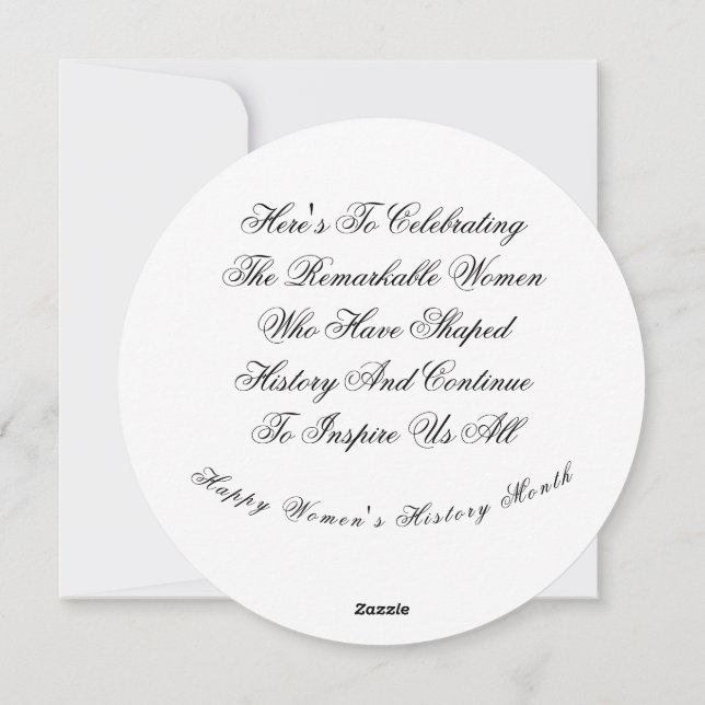 Festiva Cuenta su entrada: Tarjeta de vacaciones plana de  (Reverso)