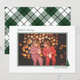 Festiva Cuidada acuarela Evergreen y tarjeta de vacaciones