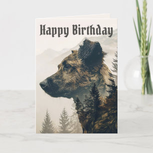 Festiva Cumpleaños feliz - Tarjeta de cumpleaños para el p