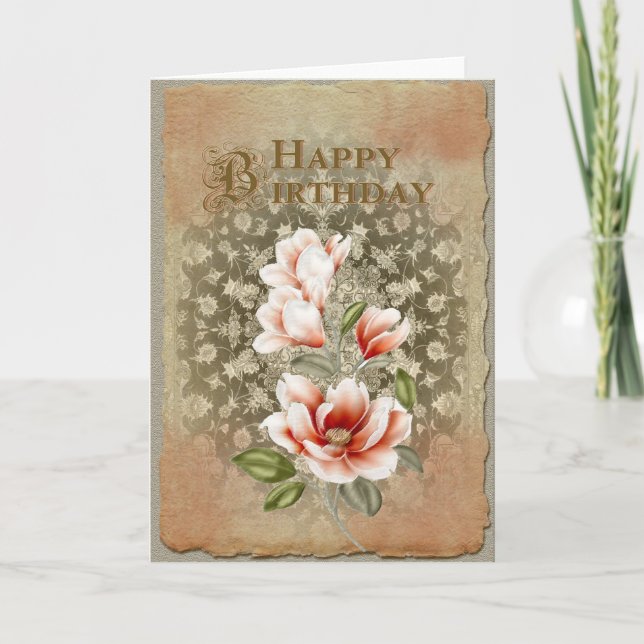 Festiva Cumpleaños - Tarjeta de felicitación (Anverso)