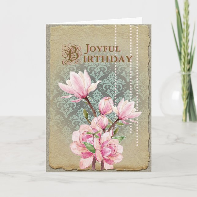 Festiva Cumpleaños - Tarjeta de felicitación (Anverso)