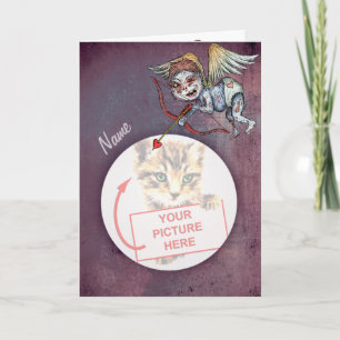 Festiva Cupid del zombi - tarjeta del día de San Valentín