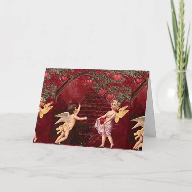 FESTIVA CUPID FAIRY | TARJETA DE FESTIVIDAD (Anverso)