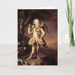 Festiva Cupid y flechas - tarjeta del día de San Valentín