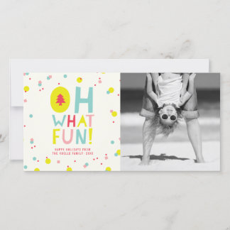 Festiva Cute Confetti Oh Qué Divertido Doce La Tarjeta De