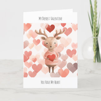 Festiva Cute Tarjeta del Día de San Valentín Plegada y Edi