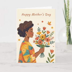 Festiva Dale Flores Tarjeta del Día de la Madre