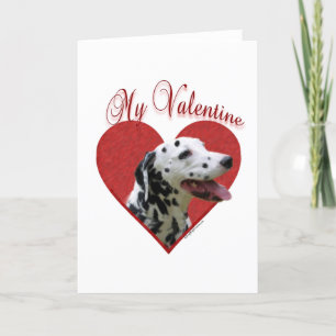 Festiva Dalmatian mi tarjeta del día de San Valentín