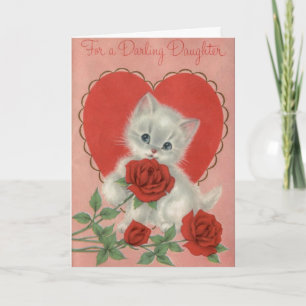 Festiva Darling Daughter Valentine, tarjeta de felicitació
