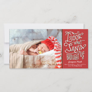 Festiva De la tarjeta fotográfica navideña de Navidades de