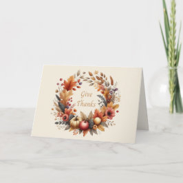 Festiva Dé las gracias por la tarjeta de agradecimiento