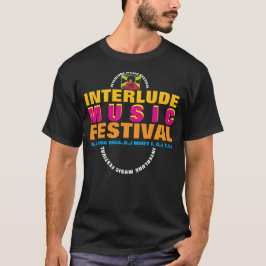 FESTIVA DE MÚSICA INTERLUDE;L Camiseta básica oscu