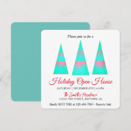 Festiva Decoración para la tarjeta de vacaciones del árbol