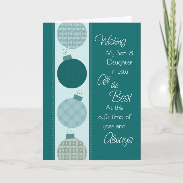 Festiva Decoraciones Tarjeta navideña de mora (Anverso)