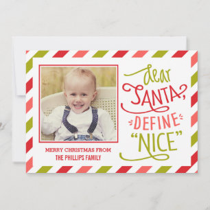 Festiva Definir una buena tarjeta de fotografía navideña