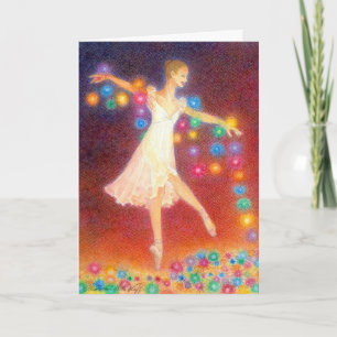Festiva Dejado haya tarjeta de felicitación ligera