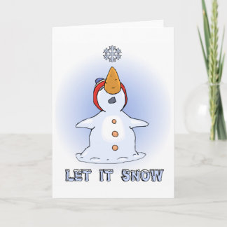 Festiva Dejáis le nevar tarjeta