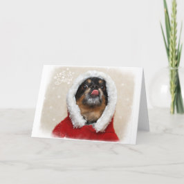 Festiva Dejáis le nevar tarjeta de felicitación