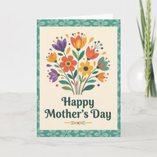 Festiva Descansa Tarjeta del Día de la Madre