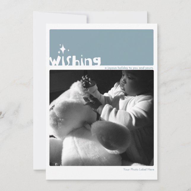 Festiva Desear la tarjeta con el sobre (Anverso)