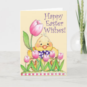Festiva Deseos felices de Pascua - tarjeta de felicitación