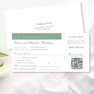 Festiva Destino del Boda de código Qr de la tarjeta de emb