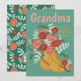 Festiva Día de Bootiful personalizable - Tarjeta de felici