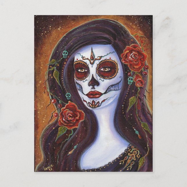 Festiva Día de la postal muerta de Renee Lavoie (Anverso)