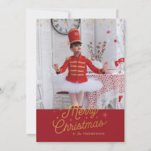 DÍA DÍA DE LOS NAVIDADES / Tarjeta fotográfica nav