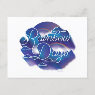 Festiva Días arcoiris / postal