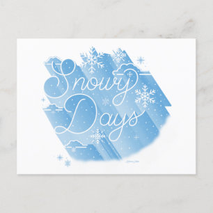 Festiva Días de nieve / postal