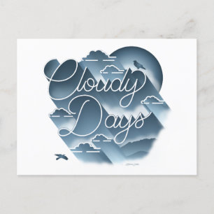 Festiva Días nublados / postal