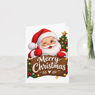 Festiva Diseño de tarjeta de regalo de vacaciones de Santa
