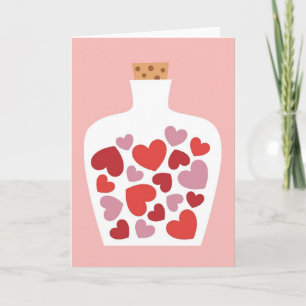 Festiva diseño de tarjeta el día de San Valentín