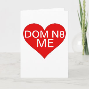 Festiva Dom divertidos n8 de la tarjeta del día de San