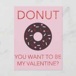 Festiva Donut, ¿quieres ser mi San Valentín? Postal divert