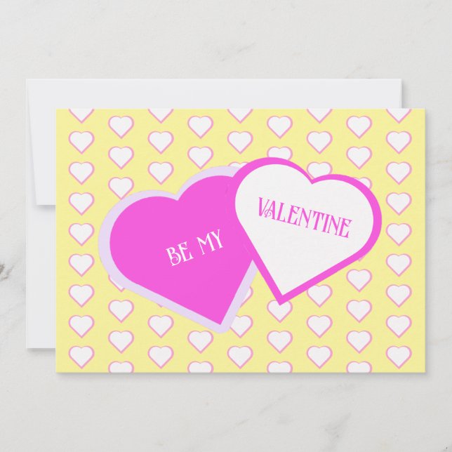 Festiva Dos Corazones Como Uno Tarjeta del Día de San Vale (Anverso)