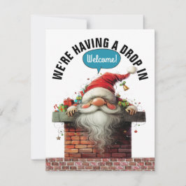 Festiva DROP EN tarjeta de vacaciones plana