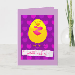 Festiva Dulce chica enamorada de mensaje, tarjeta de salud