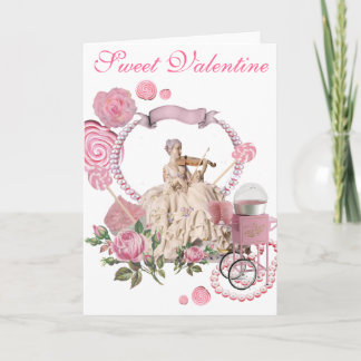 Festiva Dulce tarjeta de amor de San Valentín