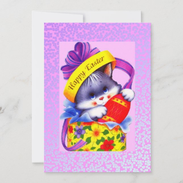 Festiva Dulce tarjeta de Pascua (Anverso)