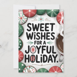 Festiva Dulces deseos - Tarjeta de Navidades