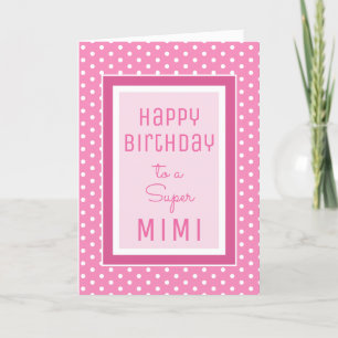Festiva ¡Dulces sentimientos! Tarjeta de cumpleaños Super 
