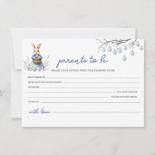 Festiva Easter Baby Shower Advice para la tarjeta de padre