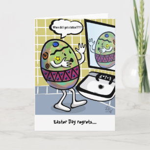 Festiva Easter Day lamenta la tarjeta de felicitación