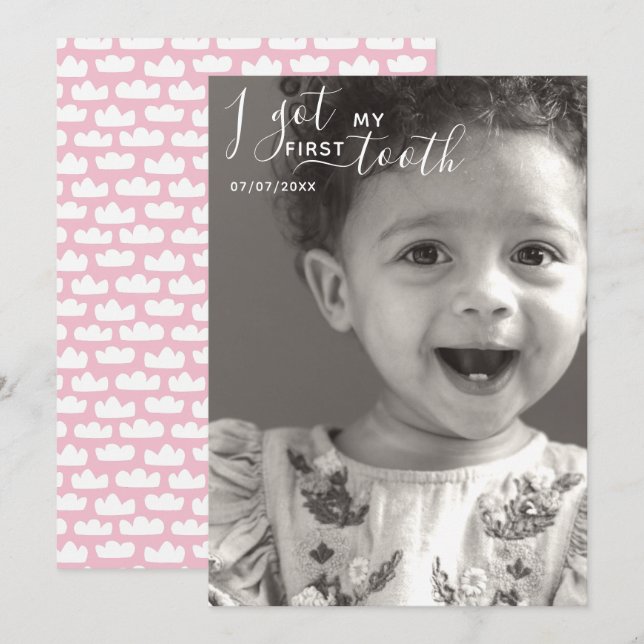 Festiva Editable Tengo mi primera tarjeta dental (Anverso / Reverso)