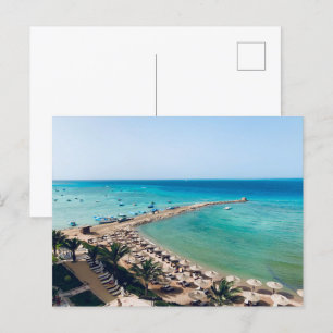 Festiva Egipto. Vista al mar Rojo. Postal