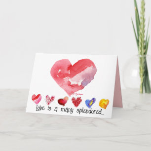 Festiva El amor es algo esplendoroso.... Tarjeta del Día d